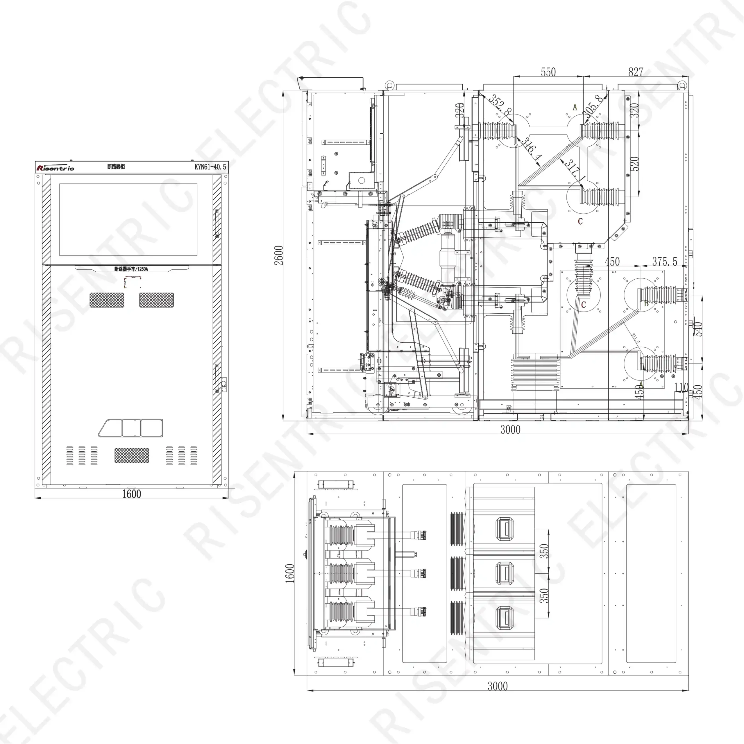 KYN61_Dessin dimensionnel
