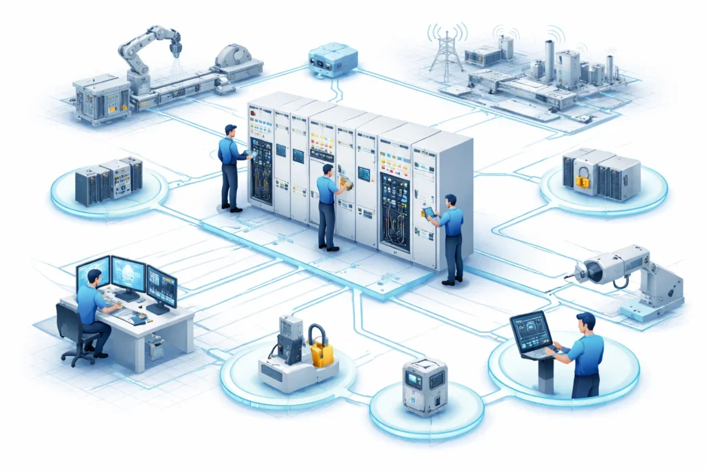Soporte para la integración de control industrial