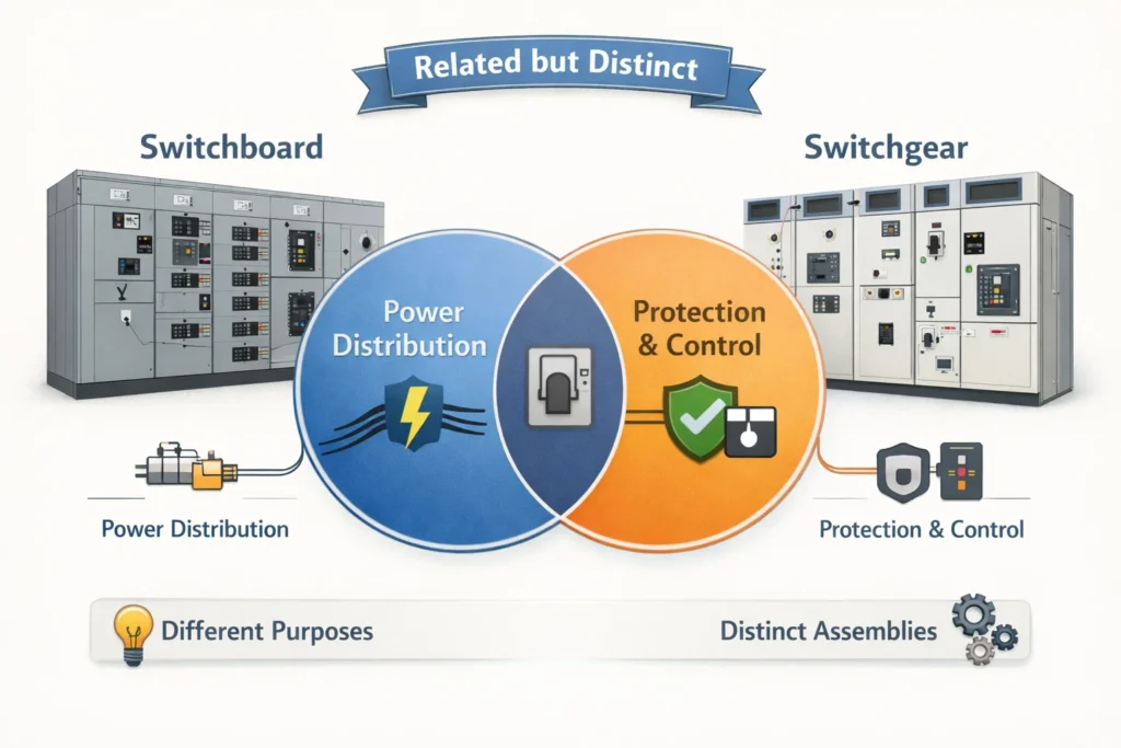 Switchgear vs Switchboard