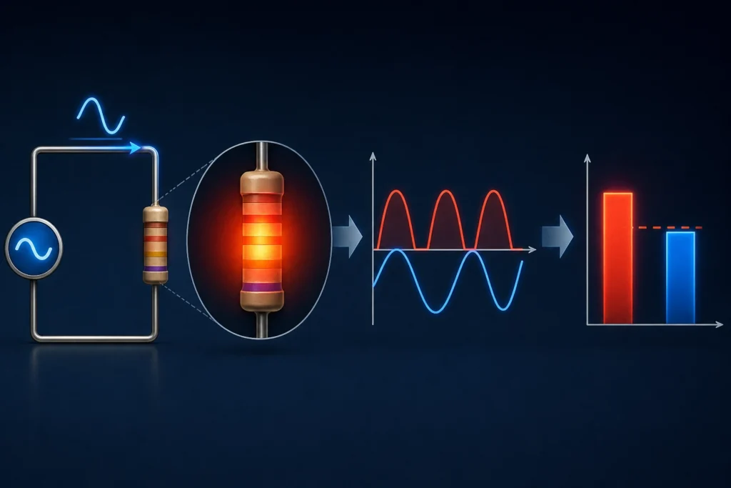 RMS vs Pico – Parte III: Como a Lei de Joule Conduz ao RMS