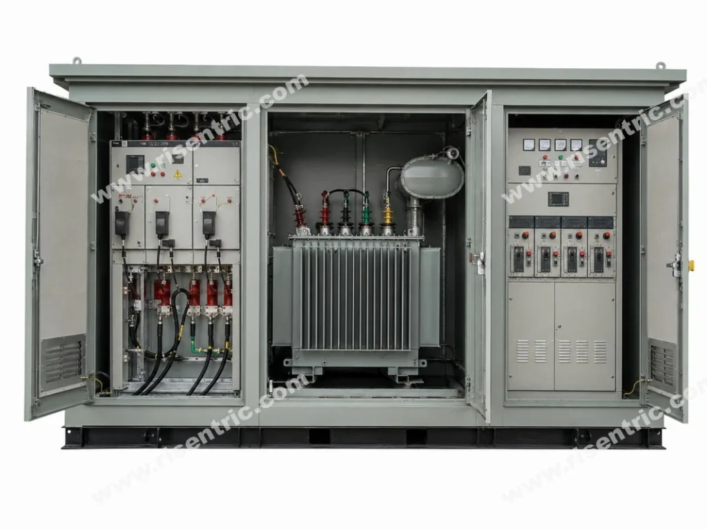 Poste de transformation compact