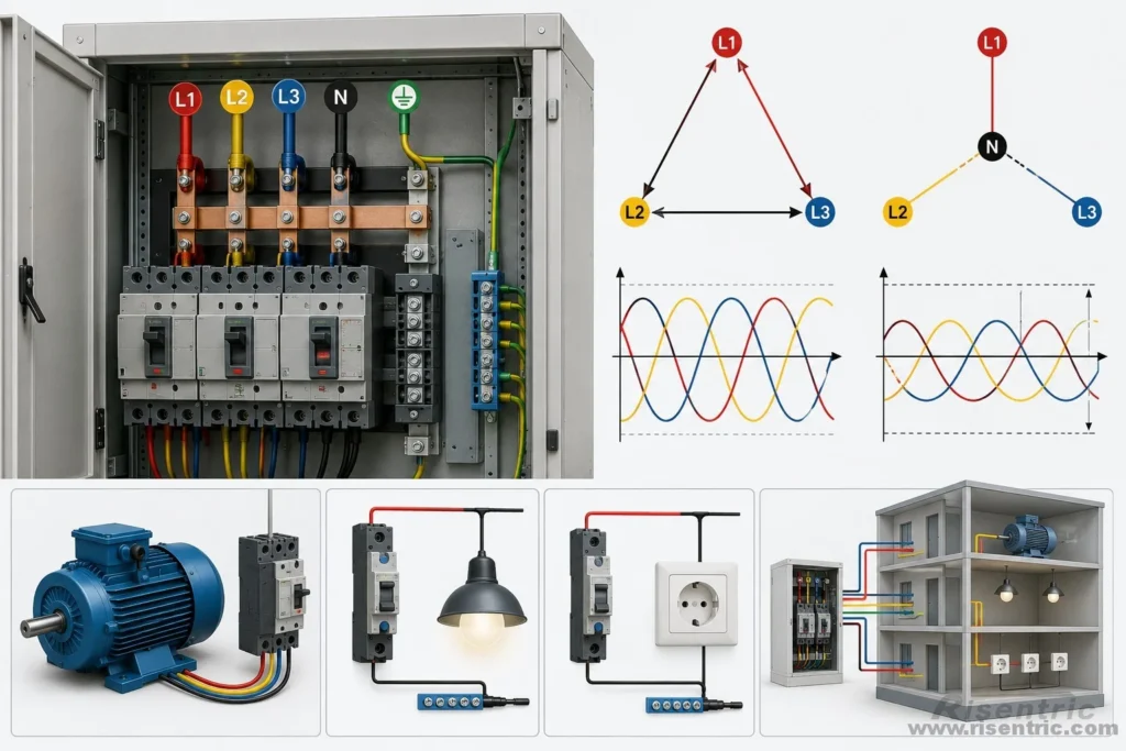 Line-to-Line and Line-to-Neutral Voltage in Switchgear Line-to-Line and Line-to-Neutral Voltage in Switchgear