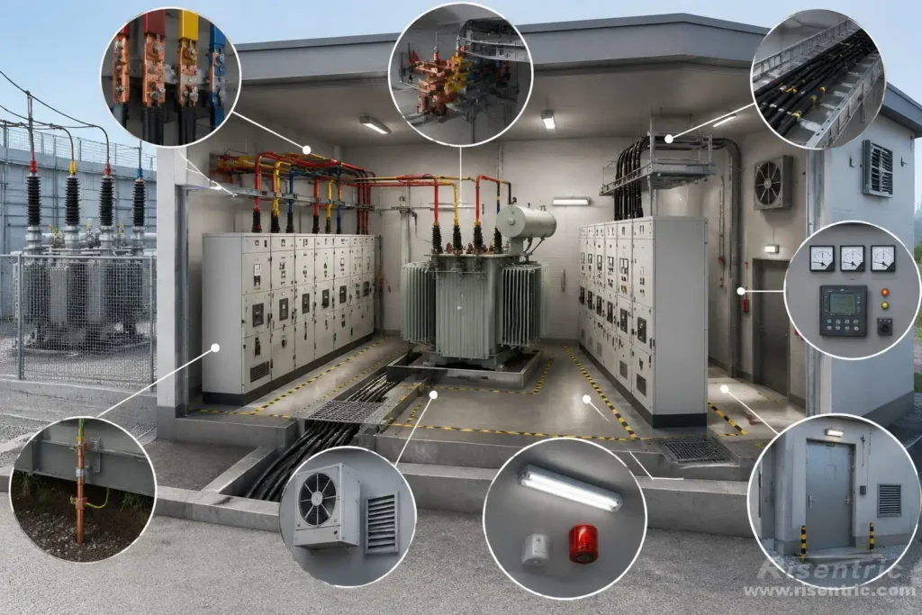 Supporting Units Inside the Substation Supporting Units Inside the Substation