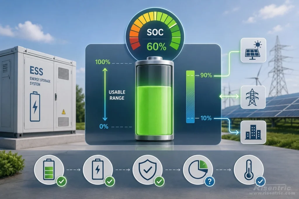 Que signifie le SOC dans un système de stockage d'énergie par batterie Que signifie le SOC dans un système de stockage d'énergie par batterie