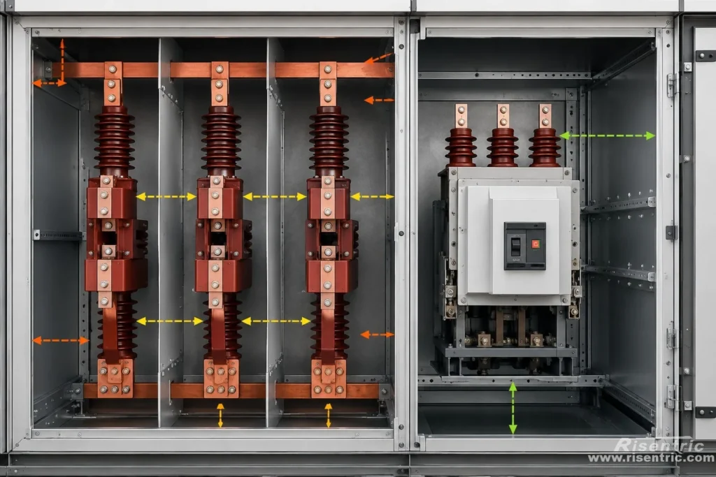 At the same time, 7.2 kV equipment must maintain sufficient distance between