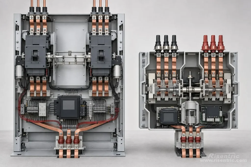 Breaker-Based ATS with Mechanical Interlocking vs Integrated ATS