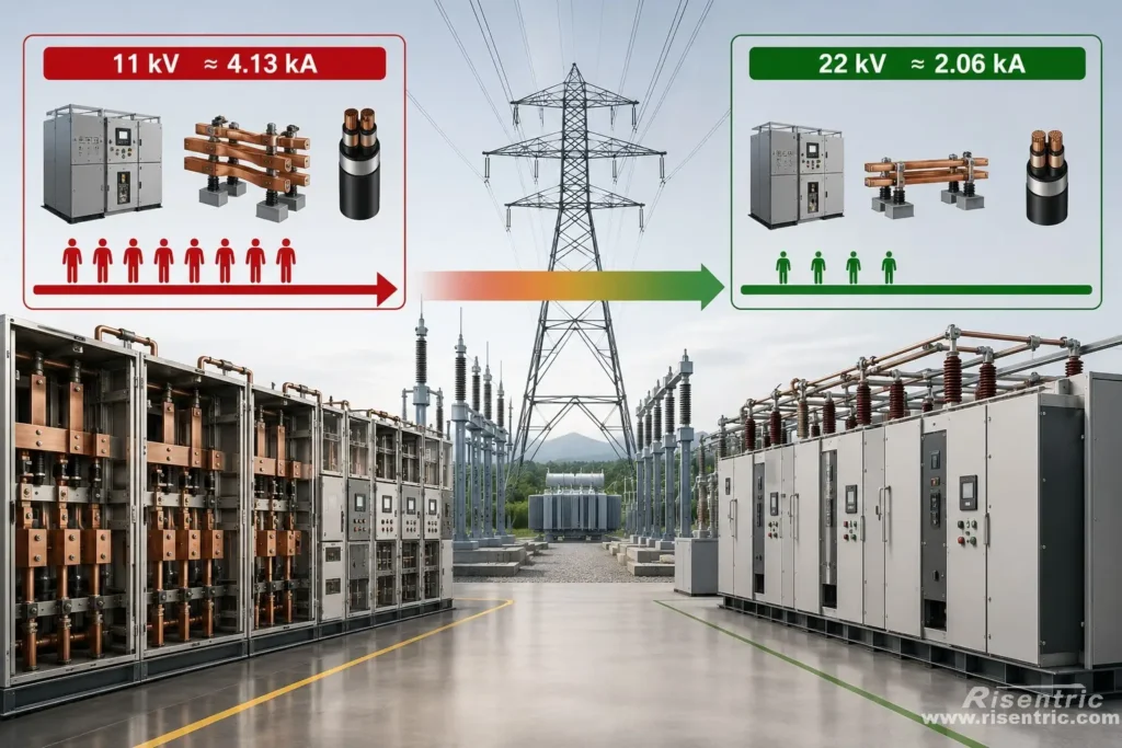 Distribute the Power at a Higher Voltage