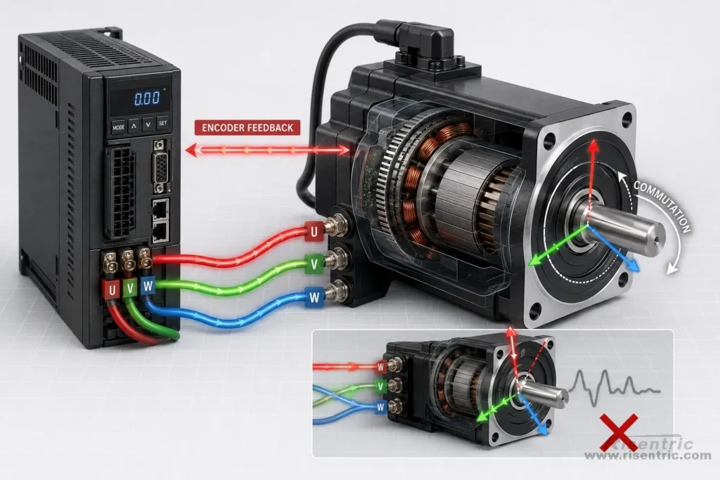 Feedback Also Helps the Drive Send Current to the Right Phase Feedback Also Helps the Drive Send Current to the Right Phase