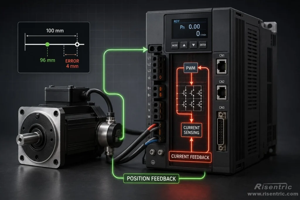 Feedback from motor & better control the current Feedback from motor & better control the current