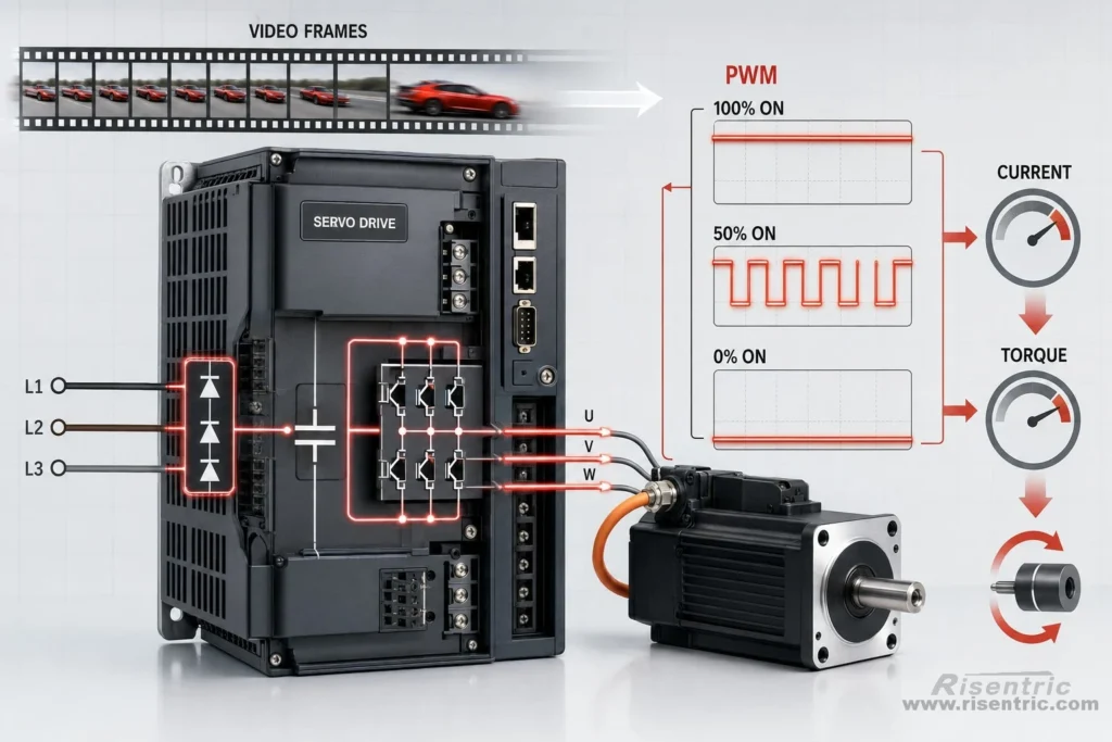 PWM can be understood like video frame rate. PWM can be understood like video frame rate.